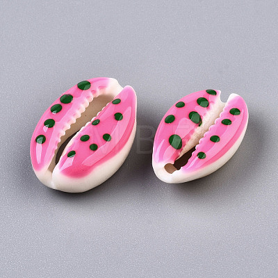 Natural Cowrie Shell Beads SHEL-Q312-006C-1