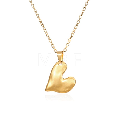 304 Stainless Steel Pendant Necklaces LS-NJEW-G120-02G-1