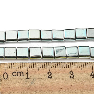 Electroplated Non-magnetic Synthetic Hematite Beads Strands G-C106-A02-17-1