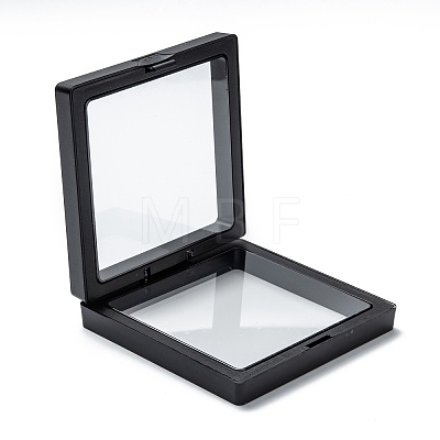 Square Transparent PE Thin Film Suspension Jewelry Display Box CON-D009-01A-03-1