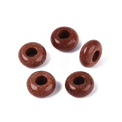 Synthetic Goldstone European Beads G-Q602-04G-1