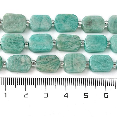 Natural Amazonite Beads Strands G-C098-A01-01-1