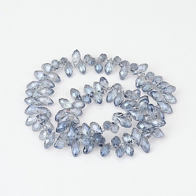 Electroplate Glass Beads Strands EGLA-J068-FR04-1