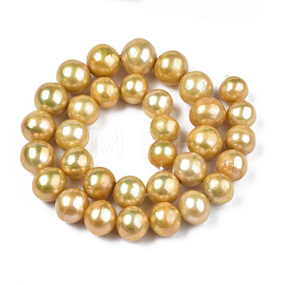 Natural Keshi Pearl Beads Strands PEAR-S020-L10-1