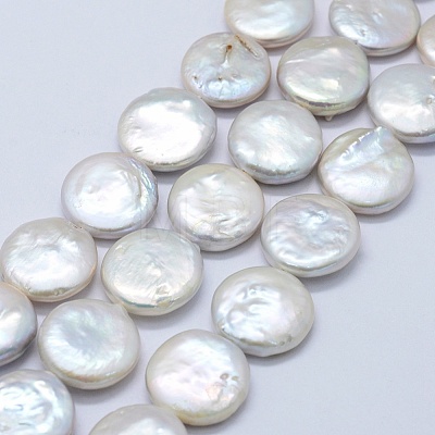 Natural Baroque Pearl Keshi Pearl Beads Strands PEAR-K004-28-1