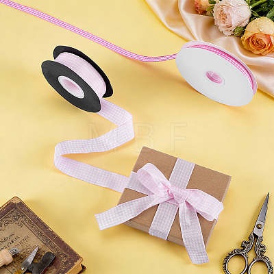 2 Rolls 2 Styles Polyester Ribbon OCOR-ME0002-02B-1