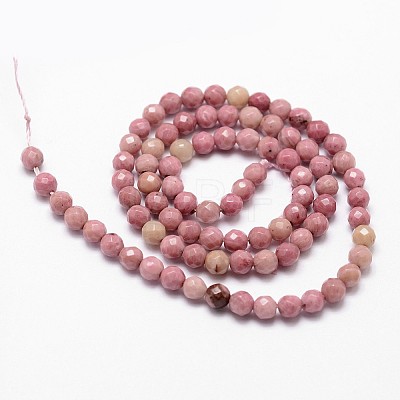 Natural Rhodonite Beads Strands G-G736-10-4mm-1