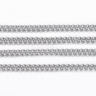 Tarnish Resistant 304 Stainless Steel Twisted Chains CHS-H007-70P-1