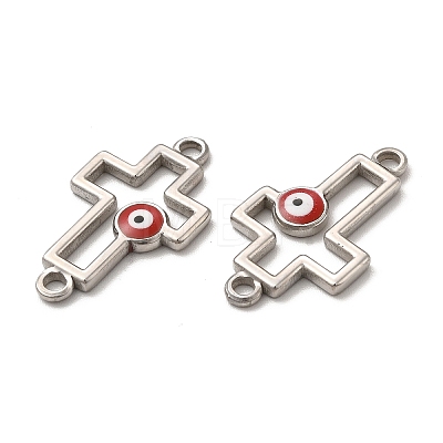 201 Stainless Steel Connector Charms STAS-J401-VF655-2-1