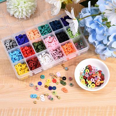 Handmade Polymer Clay Beads DIY-SZ0002-55-1