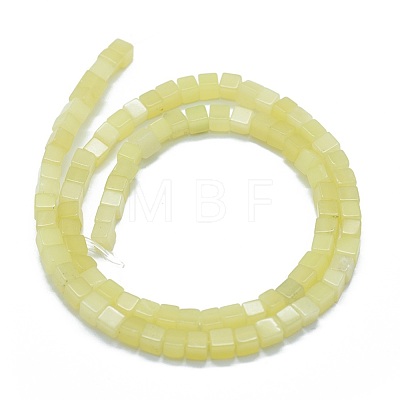 Natural Lemon Jade Beads Strands G-F631-C19-1