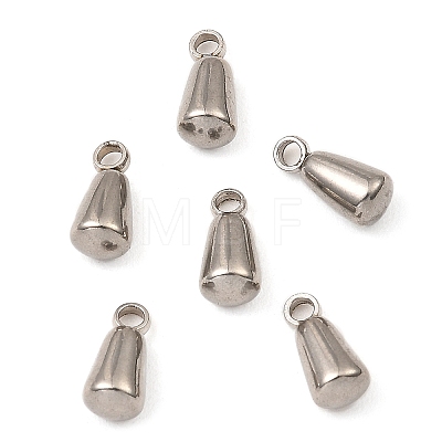 201 Stainless Steel Tail Chain Drop Charms STAS-D061-04B-P-1