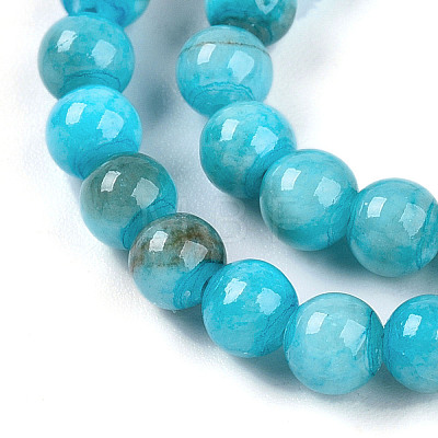 Natural Persian Jade Beads Strands G-A255-A02-04H-1