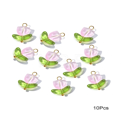 Handmade Lampwork Pendants PALLOY-YW028-05-1
