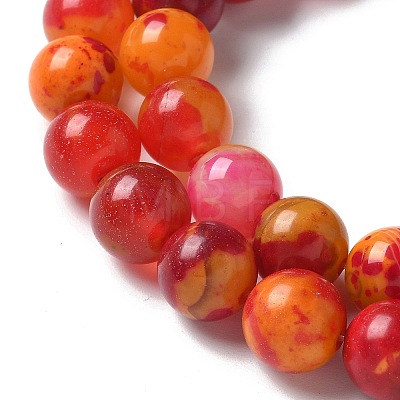 Natural Agate Beads Strands G-NH0001-G10-01-1