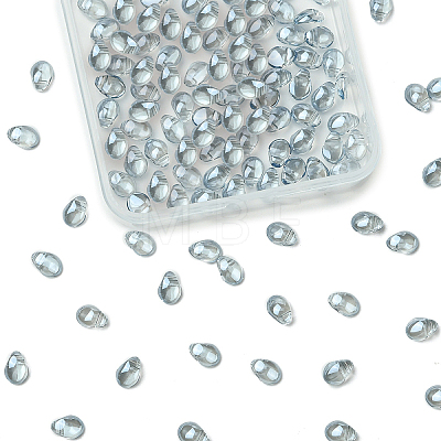 100Pcs Electroplate Glass Beads EGLA-YW0005-27E-1