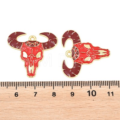 West Cowboy Theme Alloy Enamel Pendants ENAM-L056-01B-03-1