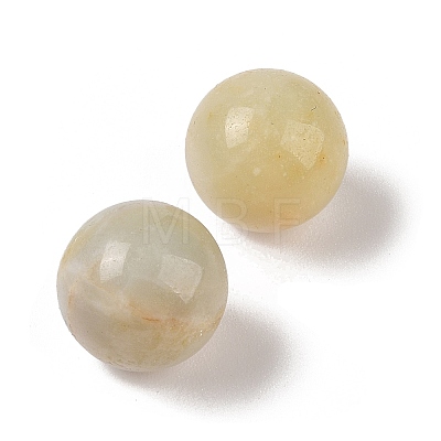 Natural Flower Amazonite No Hole Sphere Beads G-K353-04D-41-1