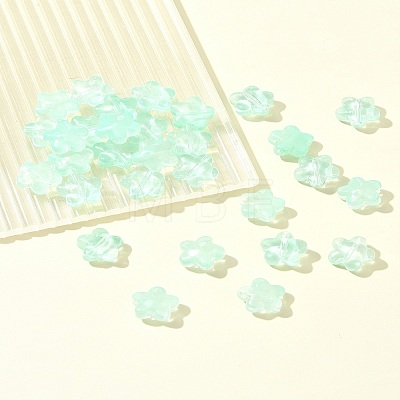 30Pcs Baking Paint Glass Beads GLAA-FS0001-99D-1