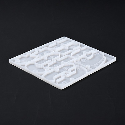 Crocodiles DIY Puzzle Silicone Molds DIY-G046-18-1