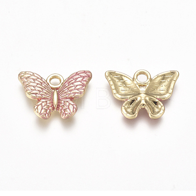 Golden Plated Alloy Enamel Pendants PALLOY-CJC0001-31D-1