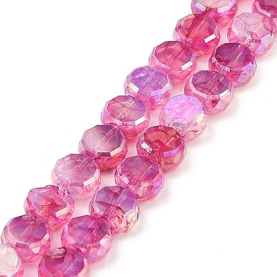 Imitation Jade Glass Beads Strands GLAA-P058-05A-1