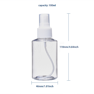 100ml Refillable PET Plastic Spray Bottles TOOL-Q024-02B-01-1