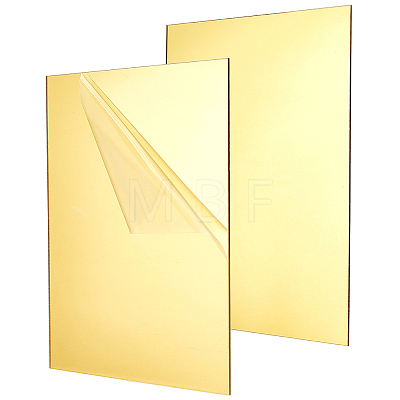 2 Sheets Rectangle Acrylic Sheet AJEW-BC0011-38B-1