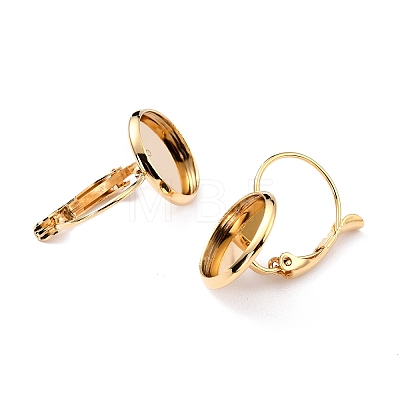 304 Stainless Steel Leverback Earring Settings X-STAS-F191-03G-10mm-1