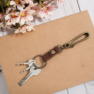 4Pcs Alloy U Shape Belt Hook Keychains KEYC-SC0002-19A-1