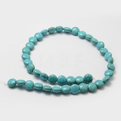 Synthetic Howlite Bead Strands X-G-P228-12-10mm-1