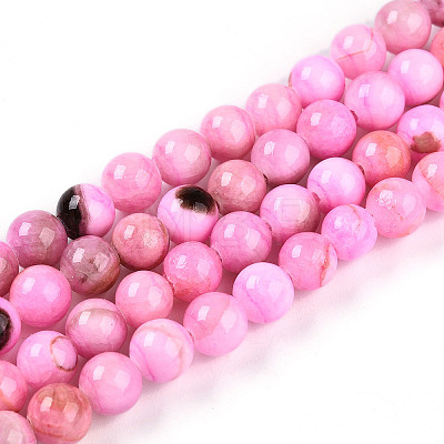 Natural Persian Jade Beads Strands G-A255-A02-01G-1