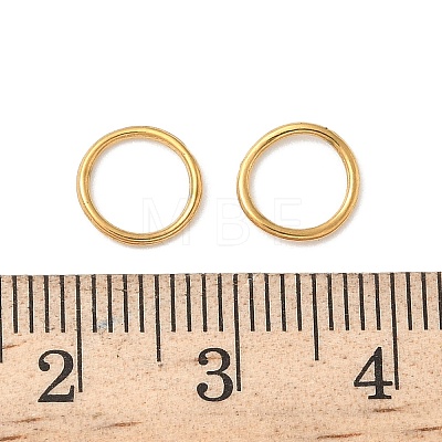 304 Stainless Steel Closed Jump Rings X-STAS-L300-001G-1