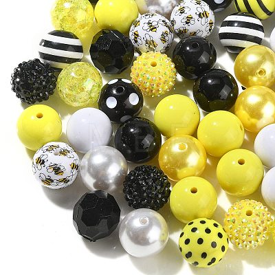 Opaque Acrylic Beads Set MACR-CJC0001-13A-02-1