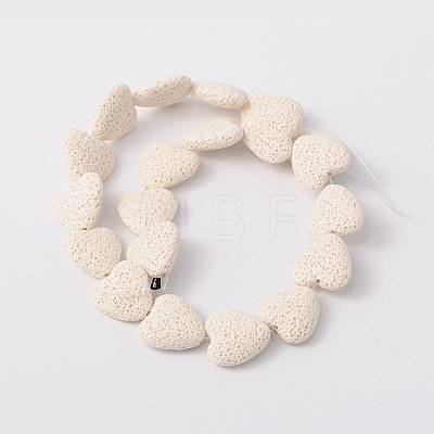 Synthetic Lava Rock Bead Strands G-N0114-11-1
