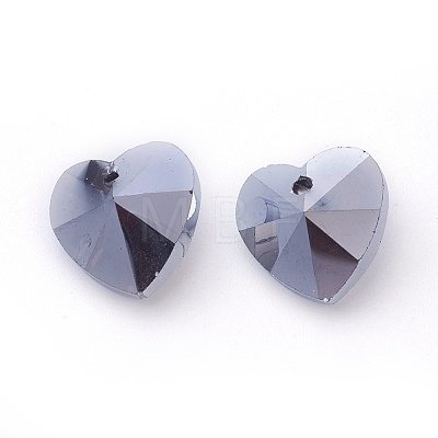 Romantic Valentines Ideas Glass Charms LS-G030V14mm-31-1
