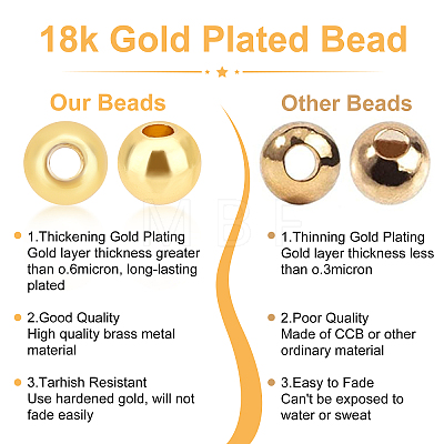   Brass Beads KK-PH0004-76C-1