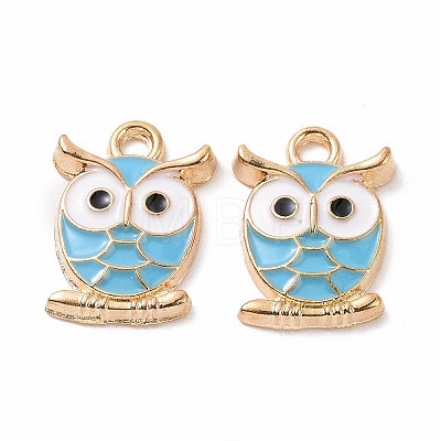 Alloy Enamel Pendants ENAM-B054-02G-03-1