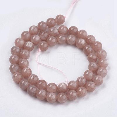 Natural Sunstone Beads Strands G-J157-10mm-07-1