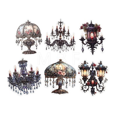 Gothic Waterproof PET Stickers Set DIY-G120-01A-1