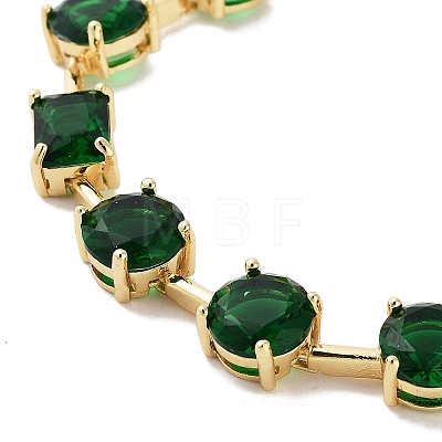 Rack Plating Brass Necklaces NJEW-M215-01G-1