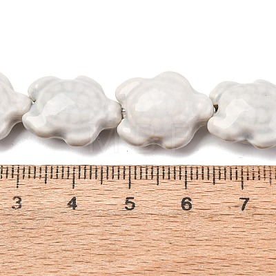 Handmade Porcelain Beads Strands LAMP-G140-02E-1