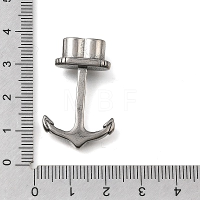 304 Stainless Steel Anchor Hook Clasps STAS-F356-11AS-02-1