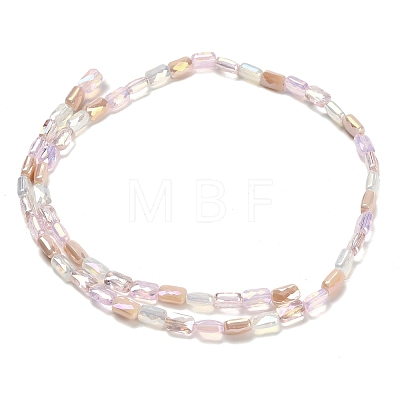 Electroplate Glass Beads Strands EGLA-P068-01A-03-1