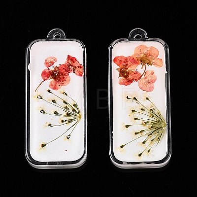 Epoxy Resin Pendants RESI-T058-02I-1