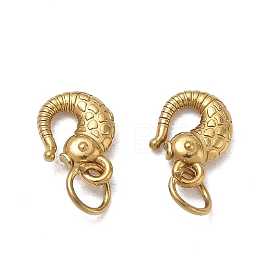 SHEGRACE Fish 304 Stainless Steel S-Hook Clasps SA-CBAF1D5-24G-1