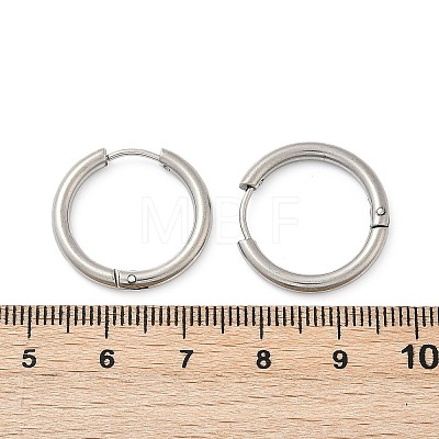 202 Stainless Steel Huggie Hoop Earrings EJEW-F111A-20mm-P01-1