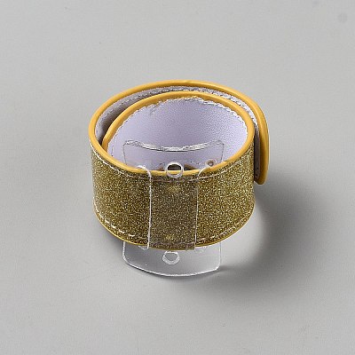 PVC Slap Bracelets BJEW-WH0023-008-1