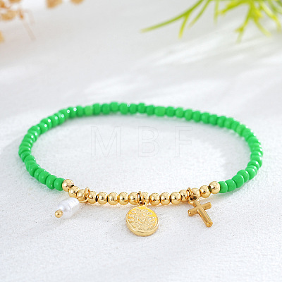 Adjustable 304 Stainless Steel Charm Bracelets KR8623-8-1