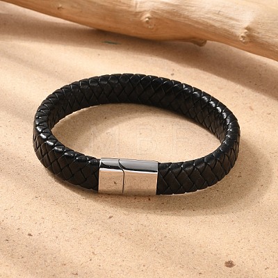 Braided Leather Cord Bracelets BJEW-I200-08-1